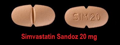 Simvastatin Sandoz 20 mg tabletter
